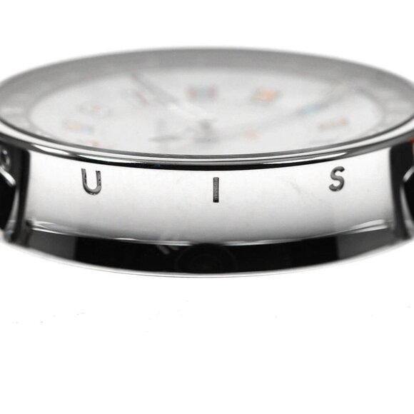 LOUIS VUITTON Tambour Moon QA096 Dual time Silver Dial Quartz Men's Watch_819489 - Picture 6 of 7